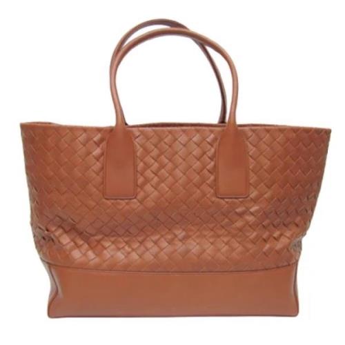 Pre-owned Leather totes Bottega Veneta Vintage , Brown , Dames