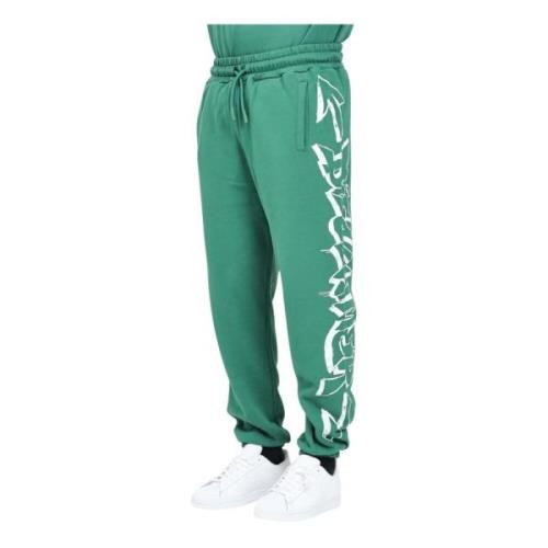 Sportieve Groene Urban Streetwear Broek Disclaimer , Green , Heren