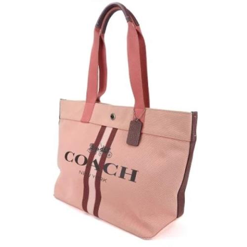 Pre-owned Canvas shoulder-bags Coach Pre-owned , Pink , Dames