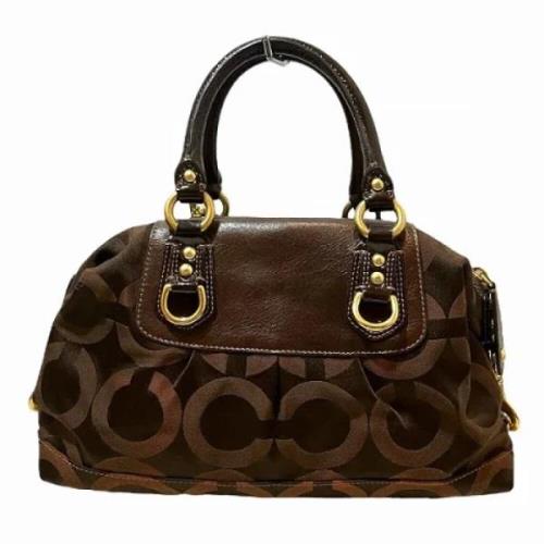 Pre-owned Canvas handbags Coach Pre-owned , Brown , Dames