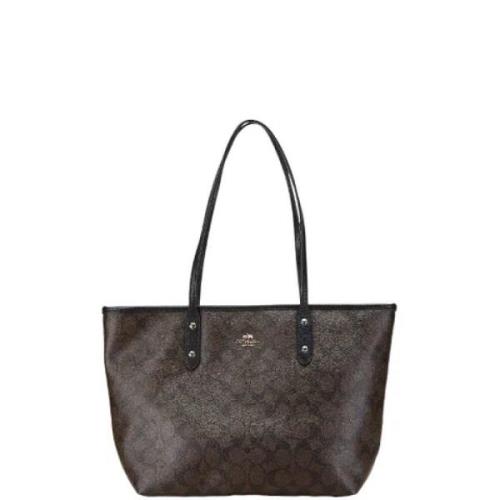 Pre-owned Canvas handbags Coach Pre-owned , Brown , Dames