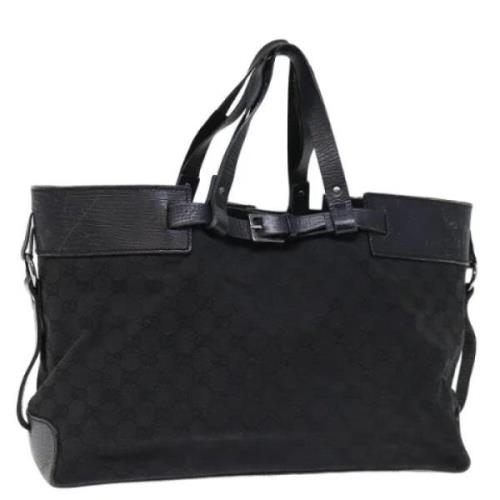 Pre-owned Canvas gucci-bags Gucci Vintage , Black , Dames