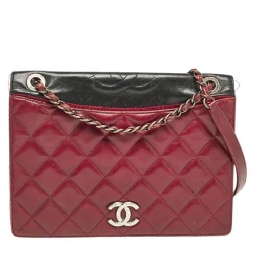 Pre-owned Canvas chanel-bags Chanel Vintage , Red , Dames