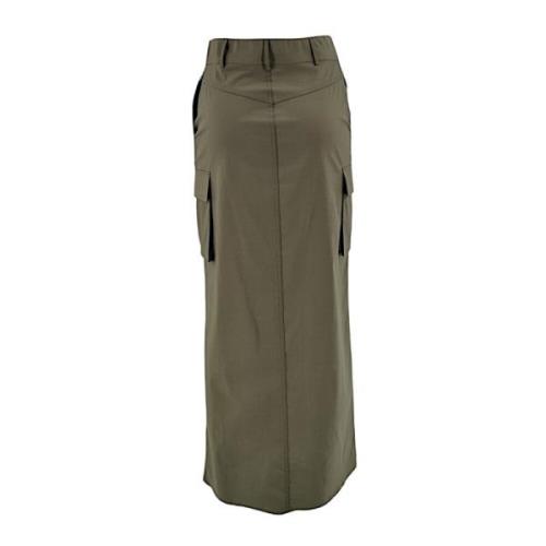 Cargo Rok met Voor Split D.Exterior , Green , Dames