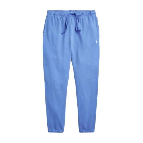 Blauwe sweatpants met logo Ralph Lauren , Blue , Heren