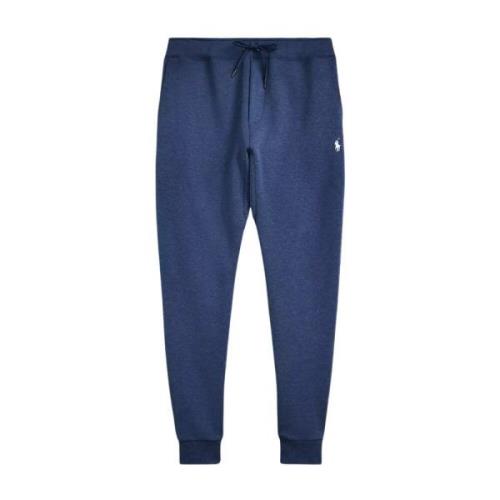 Donkerblauwe sweatpants met logo Ralph Lauren , Blue , Heren