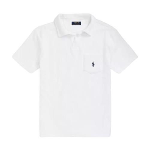 Wit Polo Custom Slim Fit shirt Ralph Lauren , White , Heren