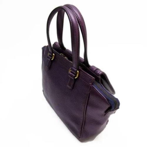 Pre-owned Leather gucci-bags Gucci Vintage , Purple , Dames