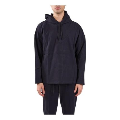 Stijlvolle Viscose Hoodie Hevo , Blue , Heren