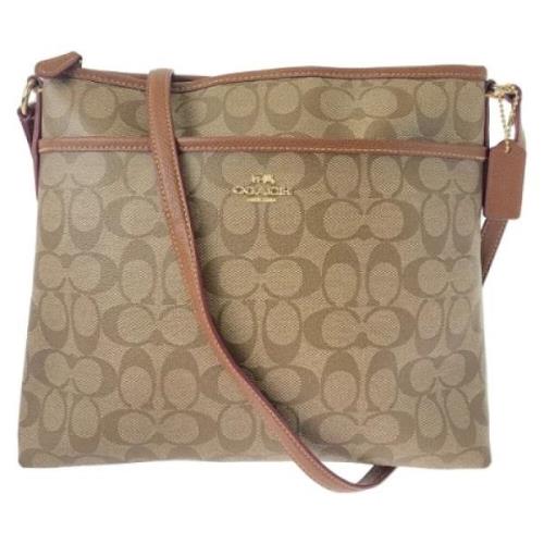 Pre-owned Plastic shoulder-bags Coach Pre-owned , Brown , Dames