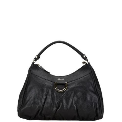 Pre-owned Leather gucci-bags Gucci Vintage , Black , Dames