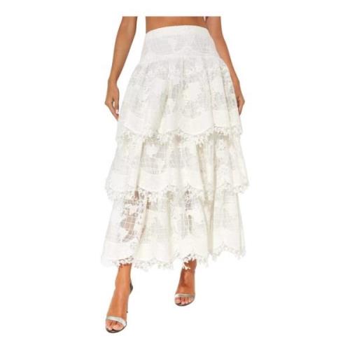 Witte Ruche High Tide Rok Zimmermann , White , Dames