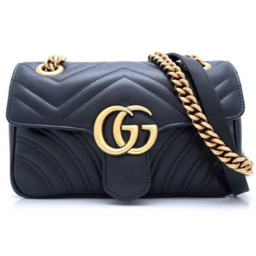 Pre-owned Leather gucci-bags Gucci Vintage , Black , Dames