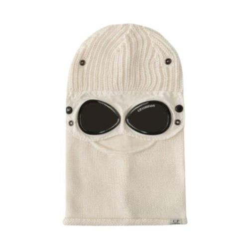 Merino Wool Goggle Balaclava C.p. Company , White , Heren