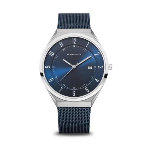 Herenhorloge Ultra Slim 40 mm 3 ATM saffierglas Slim Design Milanese A...