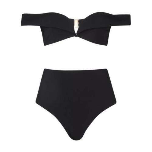 Zwarte Lexi Bikini met Open Schouders Zimmermann , Black , Dames