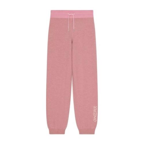 Roze sweatpants met logo Kenzo , Pink , Dames