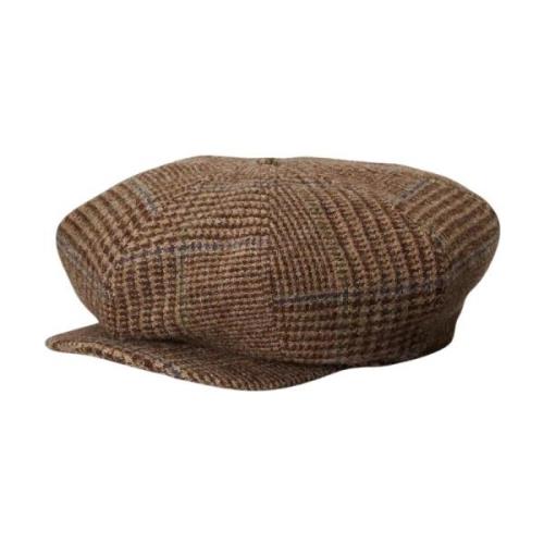 Bruine wollen baret Ralph Lauren , Brown , Heren