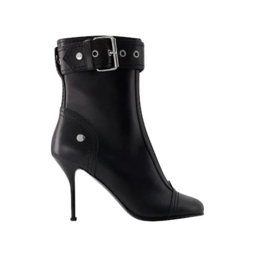 Leather boots Alexander McQueen , Black , Dames