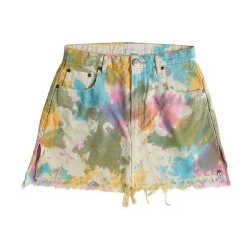 Tie Dye Mini Rok Vanguard One Teaspoon , Multicolor , Dames