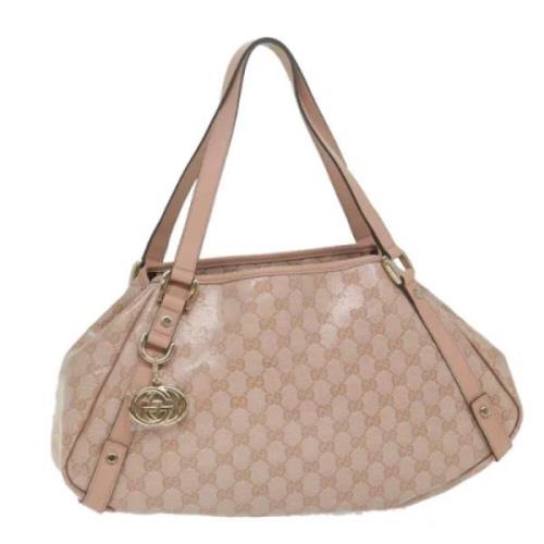 Pre-owned Canvas gucci-bags Gucci Vintage , Pink , Dames