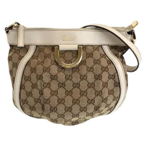 Pre-owned Canvas gucci-bags Gucci Vintage , Brown , Dames