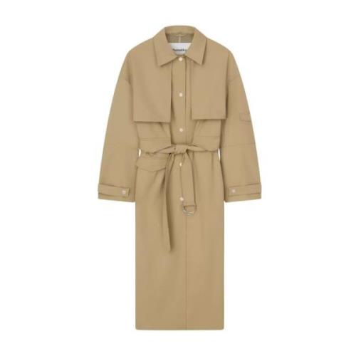 Beige trenchcoat Elinor Nanushka , Beige , Dames