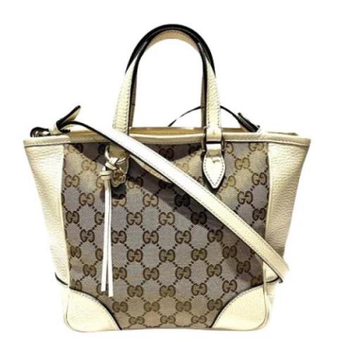 Pre-owned Canvas gucci-bags Gucci Vintage , Brown , Dames