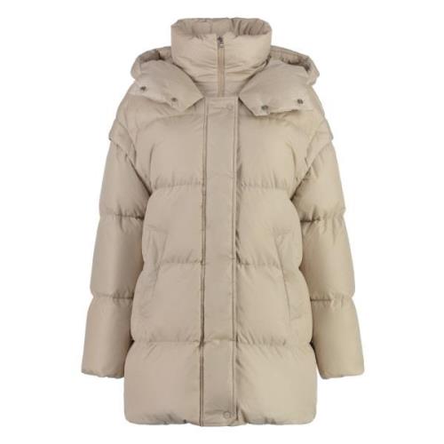 Omkeerbare gewatteerde donsjas Herno , Beige , Dames