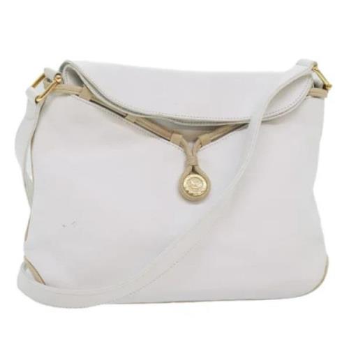 Pre-owned Leather celine-bags Celine Vintage , White , Dames