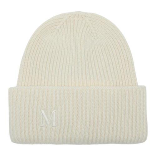 Stijlvolle Beanie Hoed Max Mara , White , Dames