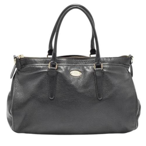 Pre-owned Leather handbags Coach Pre-owned , Black , Dames