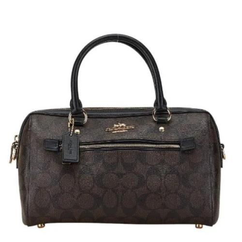 Pre-owned Canvas handbags Coach Pre-owned , Black , Dames