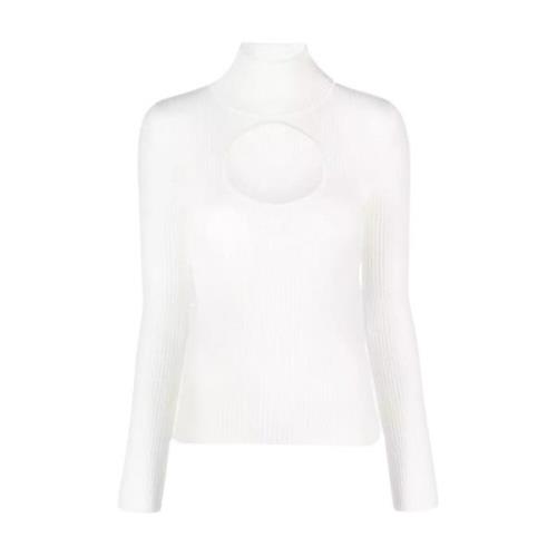 Witte trui met halsuitsnijding Courrèges , White , Dames