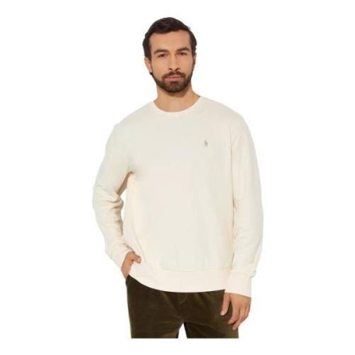 Beige sweatshirt met geborduurd logo Ralph Lauren , Beige , Heren