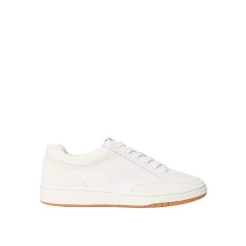 Witte leren sneakers Hailey Ralph Lauren , White , Dames