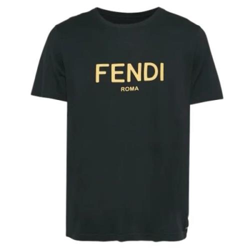 Pre-owned Leather tops Fendi Vintage , Black , Heren