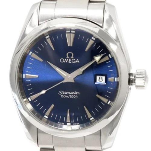 Pre-owned Metal watches Omega Vintage , Blue , Heren