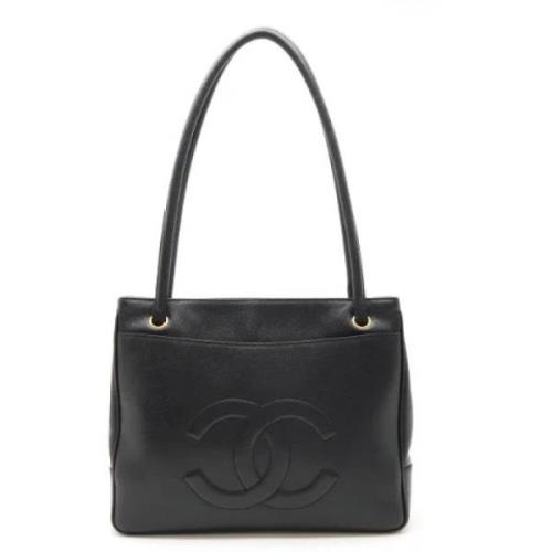 Pre-owned Leather chanel-bags Chanel Vintage , Black , Dames