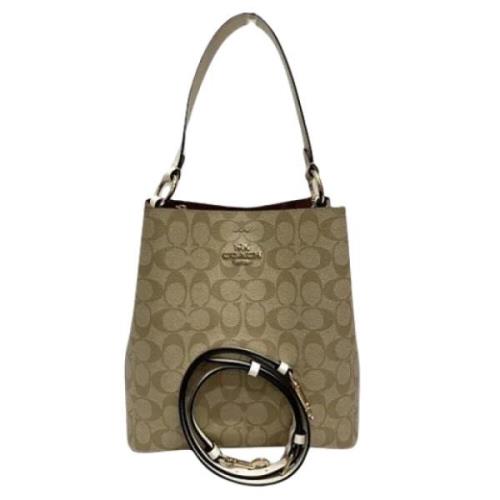 Pre-owned Plastic handbags Coach Pre-owned , Beige , Dames