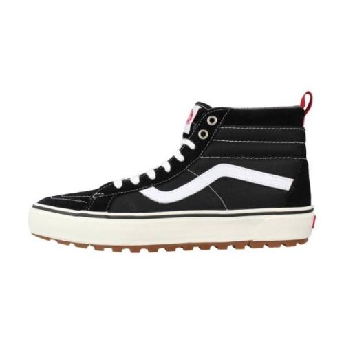 Hoge Top Sneakers voor Buitensport Avonturen Vans , Black , Heren