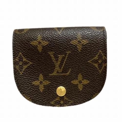 Pre-owned Leather wallets Louis Vuitton Vintage , Brown , Heren