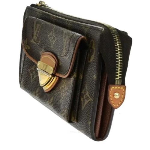 Pre-owned Canvas wallets Louis Vuitton Vintage , Brown , Dames