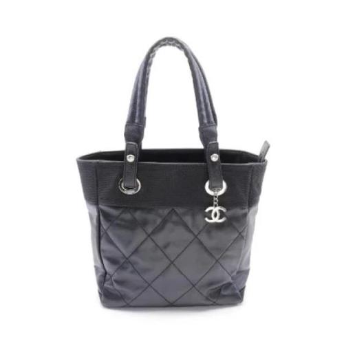 Pre-owned Canvas chanel-bags Chanel Vintage , Black , Dames