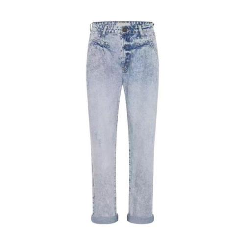 High Waist Streetwalkers Jeans One Teaspoon , Blue , Dames