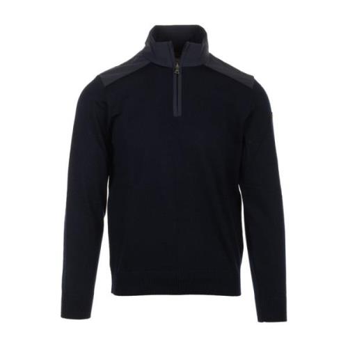 Blauwe Sweater Half Zip Stijl Paul & Shark , Blue , Heren