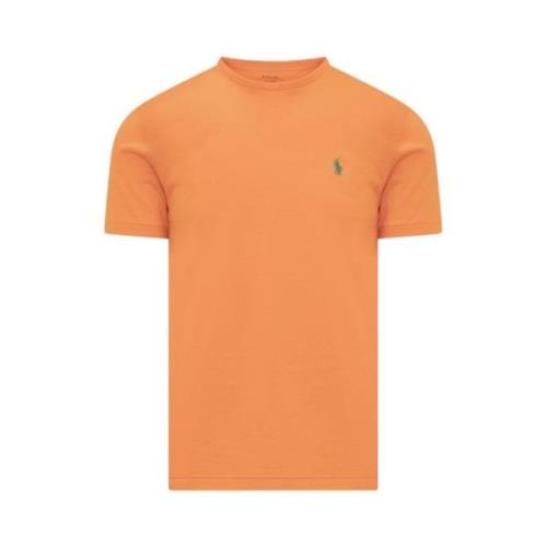 Crewneck Oranje T-Shirt Ralph Lauren , Orange , Heren