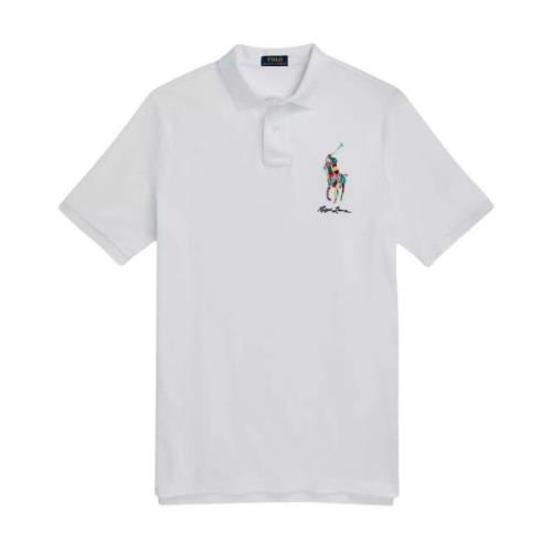 Katoenen poloshirt Classic Fit Ralph Lauren , White , Heren