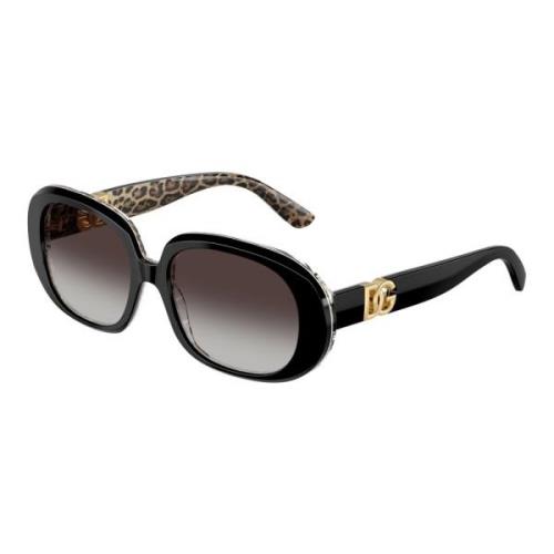 Stijlvolle zonnebril Dg4476 in zwart Dolce & Gabbana , Black , Dames