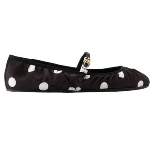 Cotton flats Dolce & Gabbana , Black , Dames